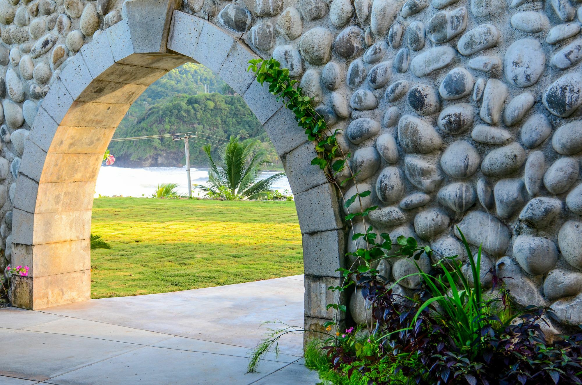 Pagua Bay House - Oceanfront Cabana'S Marigot Bagian luar foto